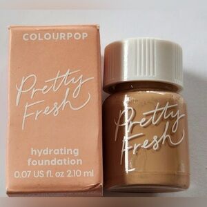 New ColourPop Pretty Fresh Hydrating Foundation - Warm Beige / Nude